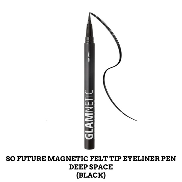GLAMNETIC SOO FUTURE MAGNETIC FELT TIP EYELINER PEN - DEEP SPACE - Picture 1 of 9